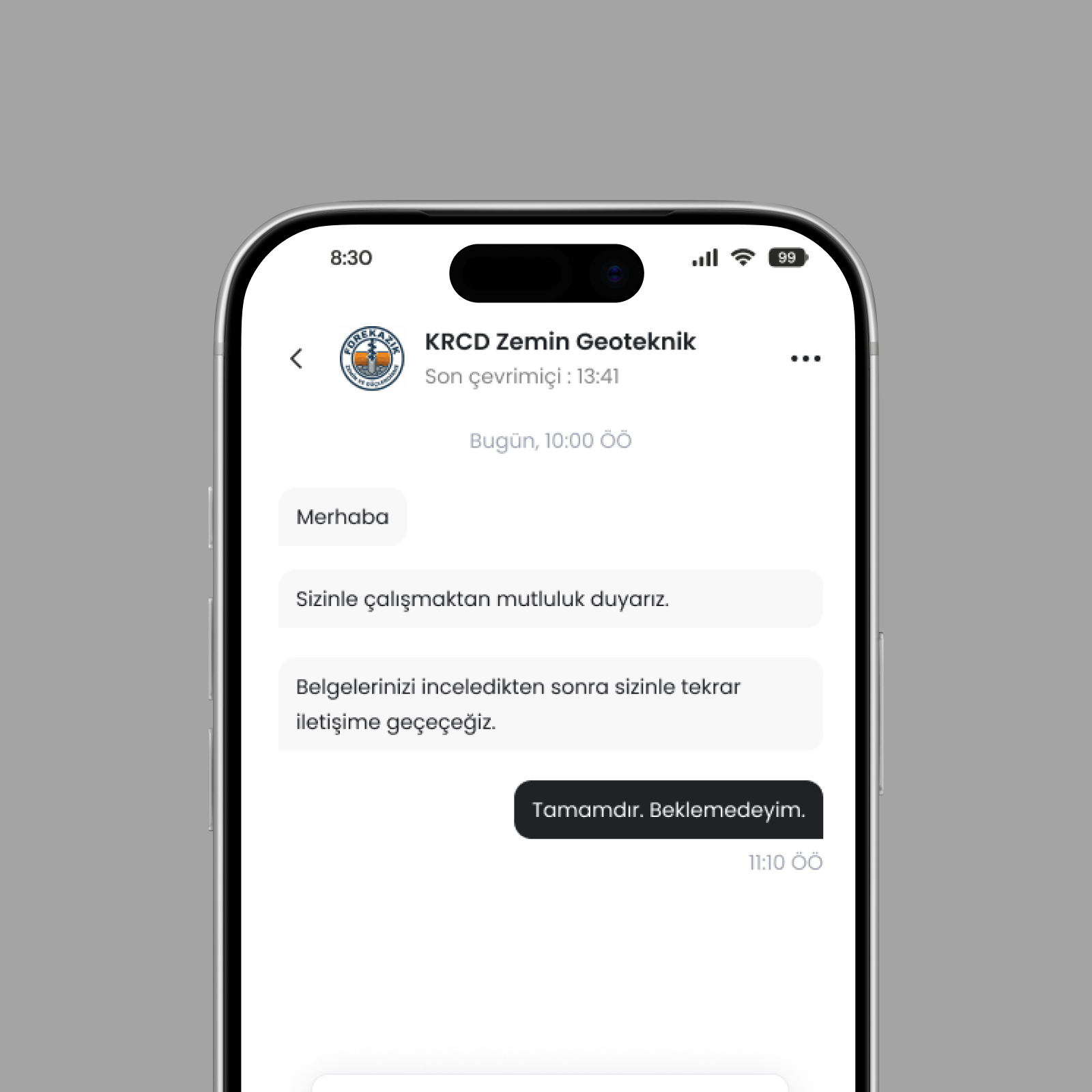 Uygulama içi iletişim